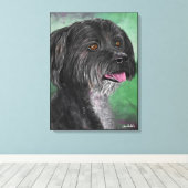 spatten canvas afdruk (Insitu (Houten vloer))