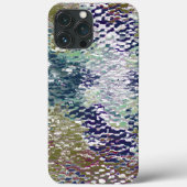 Spatten en splatten van verf onder gehamerd glas Case-Mate iPhone case (Achterkant)