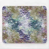 Spatten en splatten van verf onder gehamerd glas muismat (Voorkant)