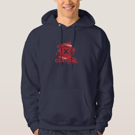 spatten hoodie (Voorkant)