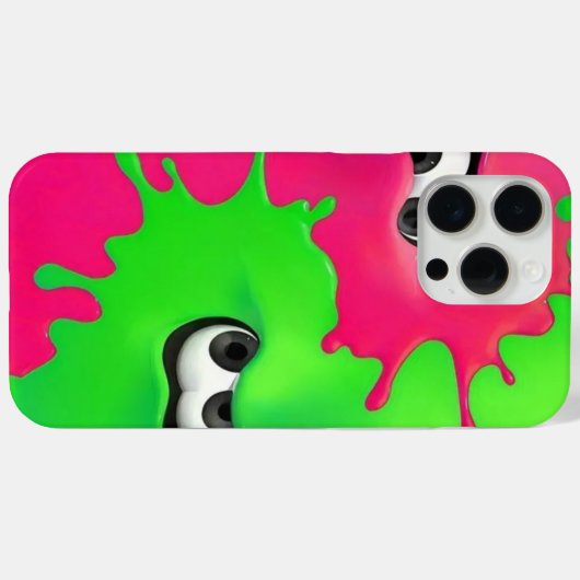 Spatten met ogen Case-Mate iPhone case (Achterkant (horizontaal))