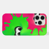 Spatten met ogen iPhone hoesje (Achterkant horizontaal)