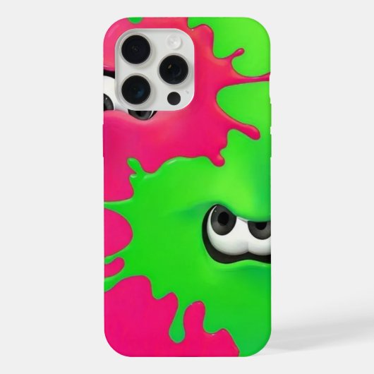 Spatten met ogen iPhone hoesje (Achterkant)