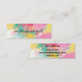 spatten mini visitekaartje (Voorkant / Achterkant)