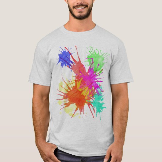 spatten t-shirt (Voorkant)