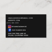 spatten visitekaartje (Achterkant)