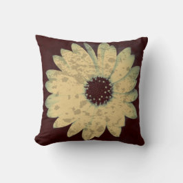 Spattered Daisy Print Sierkussen