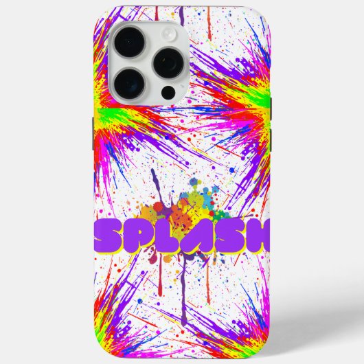 spatverf Case-Mate iPhone case (Achterkant)