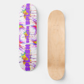 spatverf persoonlijk skateboard (Voorkant)