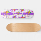 spatverf persoonlijk skateboard (Horizontaal)