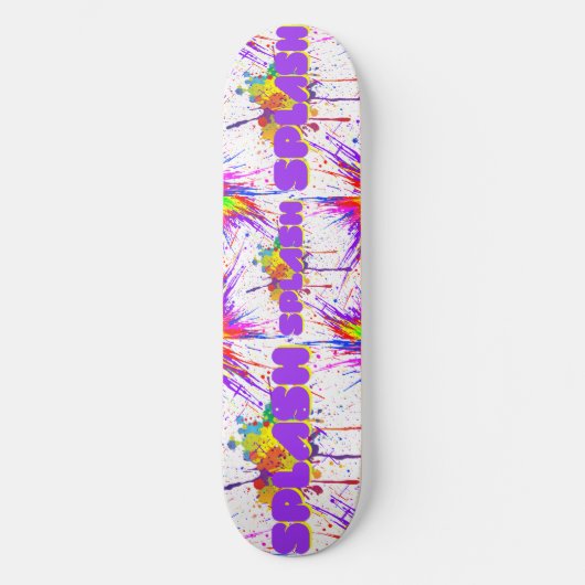 spatverf persoonlijk skateboard (Voorkant)