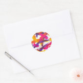 spatverf ronde sticker (Envelop)