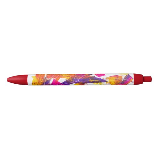spatverf zwarte inkt pen (Voorkant)