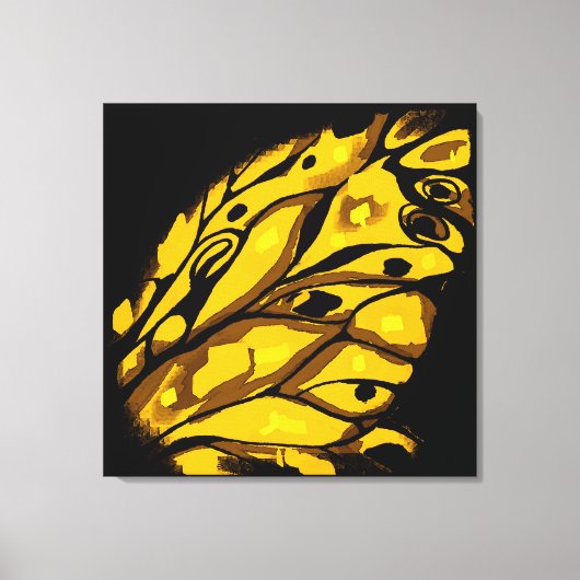 spatvleugels, metaal, afdruk canvas afdruk (Voorkant)