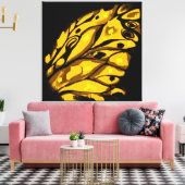 spatvleugels, metaal, afdruk canvas afdruk (Insitu (Woonkamer))