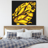 spatvleugels, metaal, afdruk canvas afdruk (Insitu (Slaapkamer))