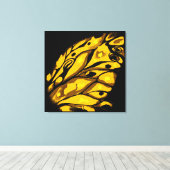 spatvleugels, metaal, afdruk canvas afdruk (Insitu (Houten vloer))