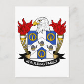 Spauling Family Crest Briefkaart (Voorkant)
