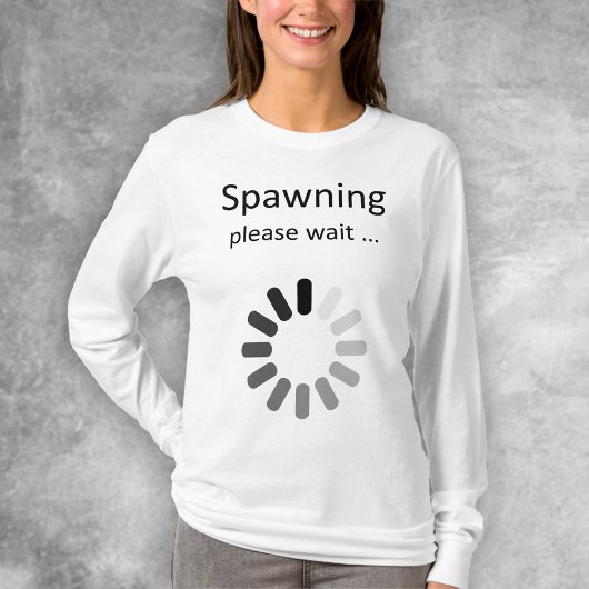 Spawning alsjeblieft wacht - Mam-tot-zijn Humor T- T-shirt