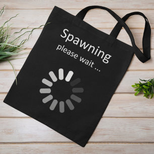 Spawning Even Geduld - Leuke Zwangerschapsaankondi Tote Bag