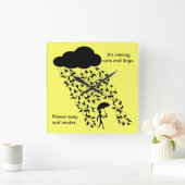 "Spay and Neuter" wandklok (Huis)