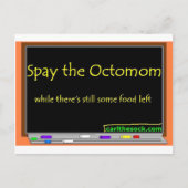 Spay de octomom briefkaart (Voorkant)