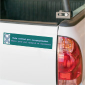 Spay en Neuter. Bumpersticker (Op Truck)
