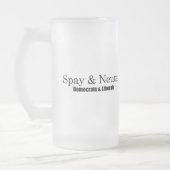 Spay en Neuter Liberals Matglas Bierpul (Links)