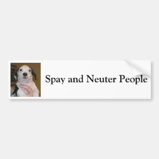 Spay en Neuter People Bumpersticker
