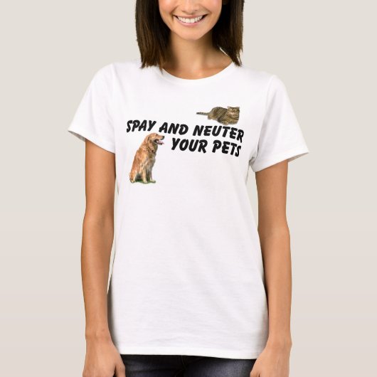 Spay en Neuter T-shirt (Voorkant)