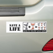 Spay en Neuter uw Bumpersticker van huisdieren (Op auto)