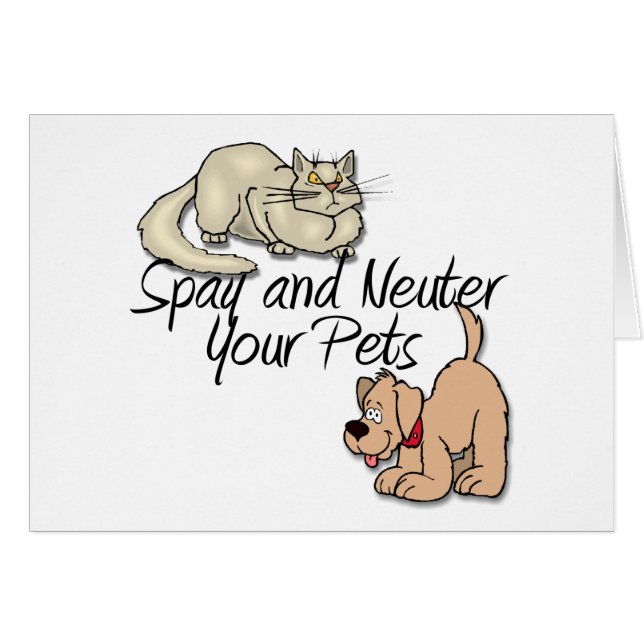 Spay en Neuter Uw Geesten (Voorkant Horizontaal)
