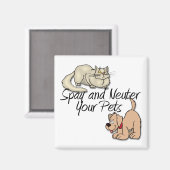 Spay en Neuter Uw Geesten Magneet (Voorkant / Achterkant)