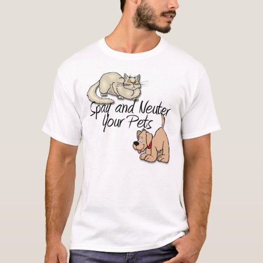 Spay en Neuter Uw Geesten T-shirt (Voorkant)