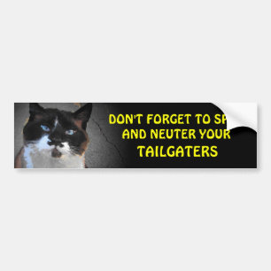 Spay en Neuter uw TAILGATERS Bumpersticker