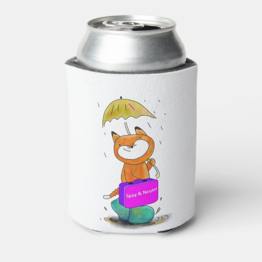 spay n neuter cat blikjeskoeler (Blikje Achterkant)