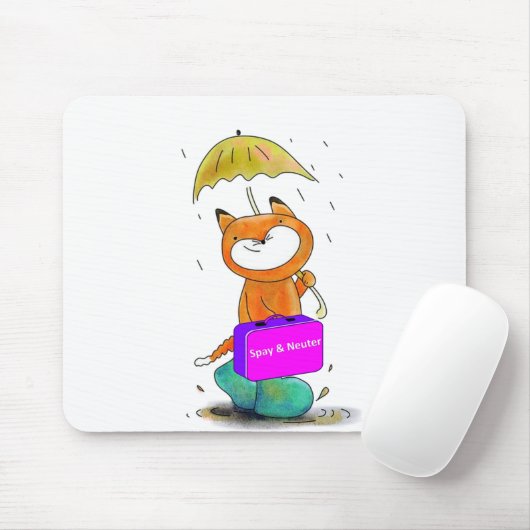 spay n neuter cat muismat (Met muis)