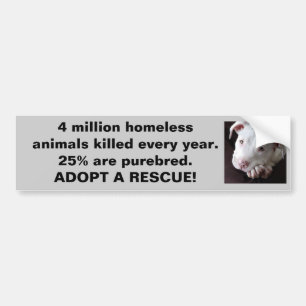 Spay Neuter Adopt Bumpersticker