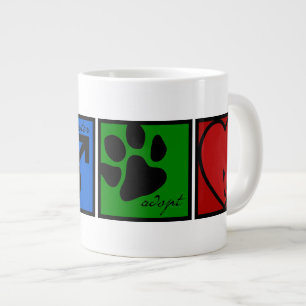 Spay-Neuter-Adopt-Love Grote Koffiekop