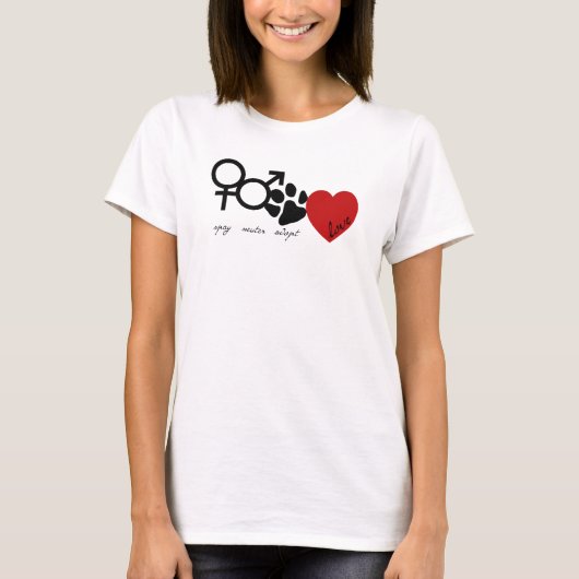 Spay-Neuter-Adopt-Love T-shirt (Voorkant)