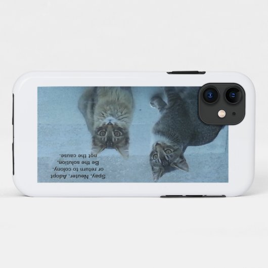 Spay, neuter, adopteren Case-Mate iPhone case (Achterkant (horizontaal))