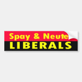spay neuter bumpersticker (Voorkant)