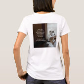 Spay, neuter, keurt verklaring goed t-shirt (Achterkant)