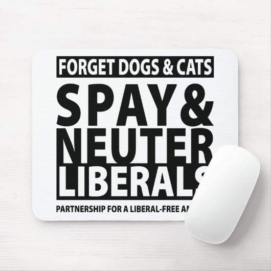 Spay & Neuter Liberals Muismat (Met muis)
