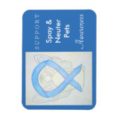 Spay & Neuter Pets Awareness Angel Custom Magnet Magneet (Verticaal)