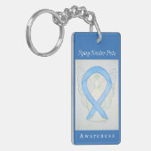 Spay/Neuter Pets Awareness Ribbon Angel Sleutelhan Sleutelhanger (Voorkant Links)