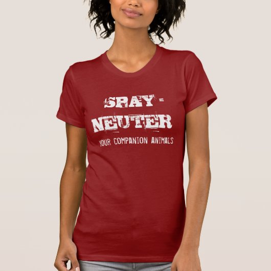 Spay-Neuter T-shirt (Voorkant)