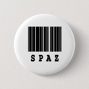spaz barcode ontwerp ronde button 5,7 cm