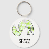 Spazzing Ferret Sleutelhanger (Voorkant)