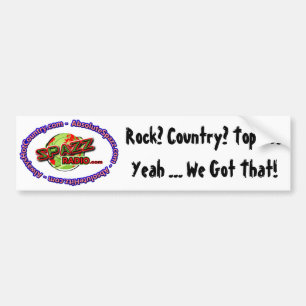 SpazzRadio Logo Merch Bumpersticker